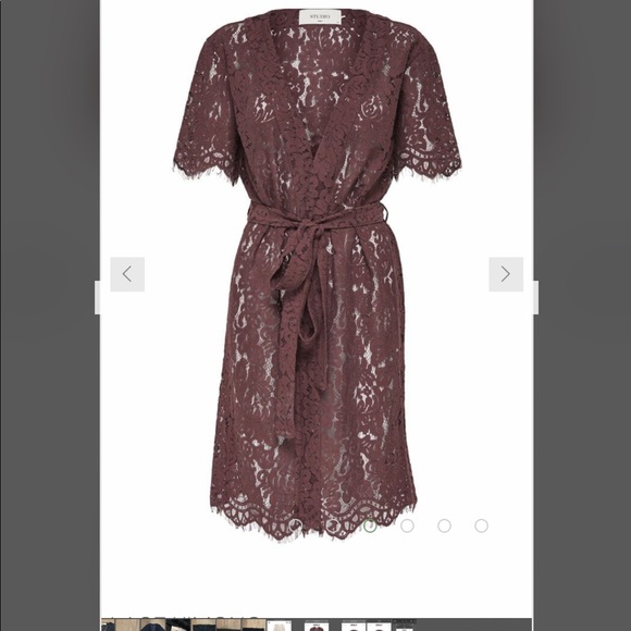 ONLY lace Kimono (with belt) in Blue - Picture 1 of 7